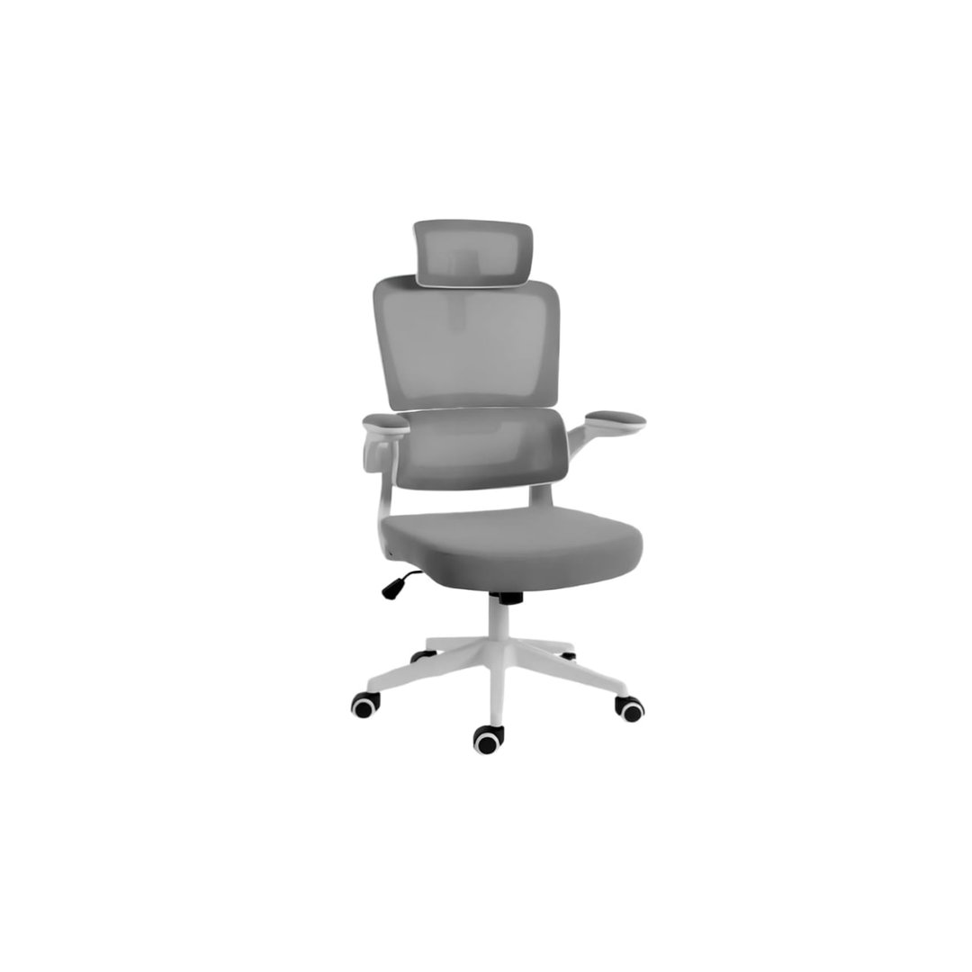 CADEIRA REDRAGON OFFICE HELA CINZA/BRANCO C214-W