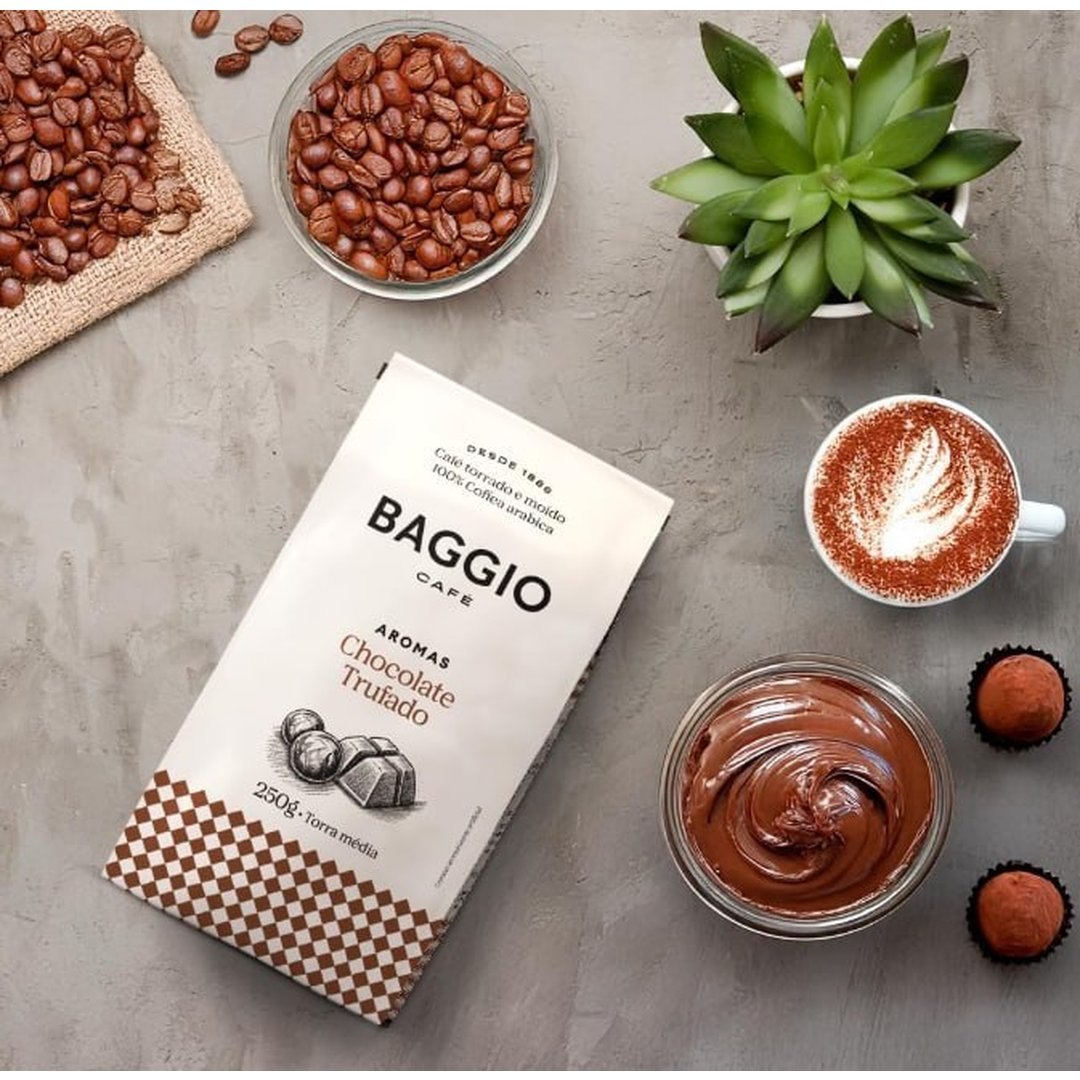 Café Torrado E Moído Caramelo Baggio Pacote 250g