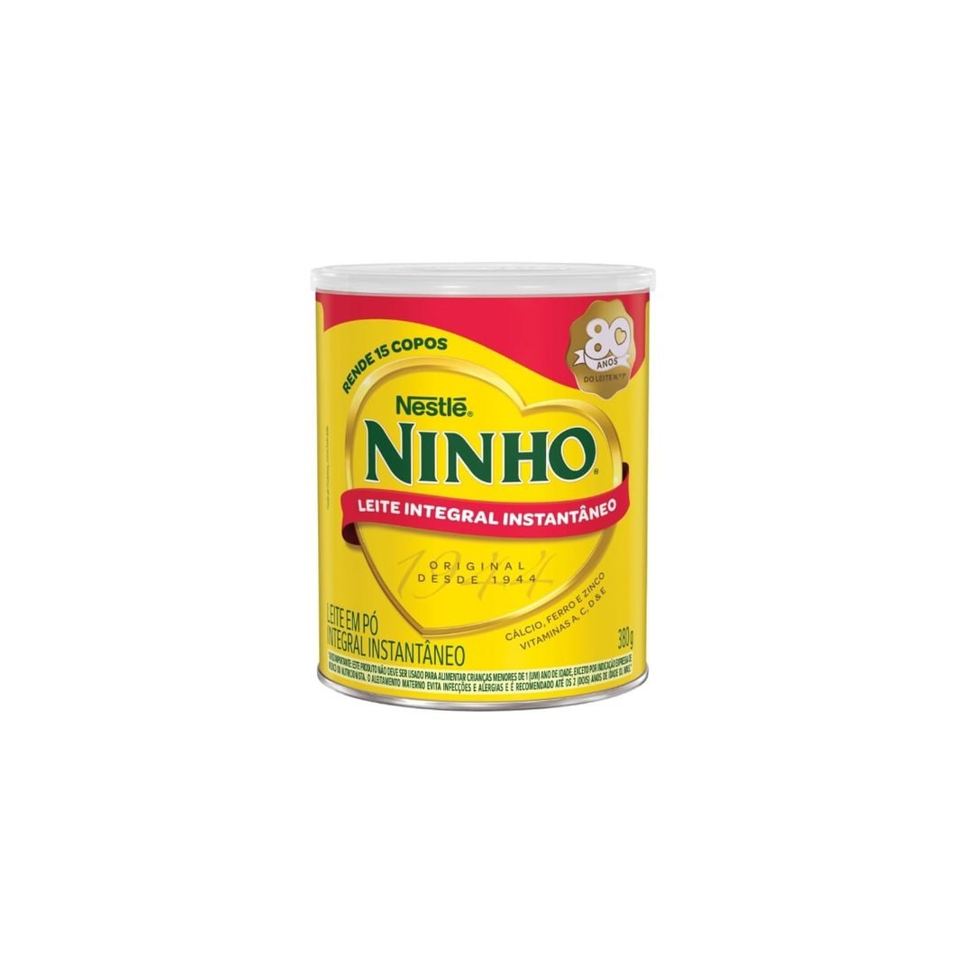 Leite Pó Instantâneo Integral Ninho Lata 380g
