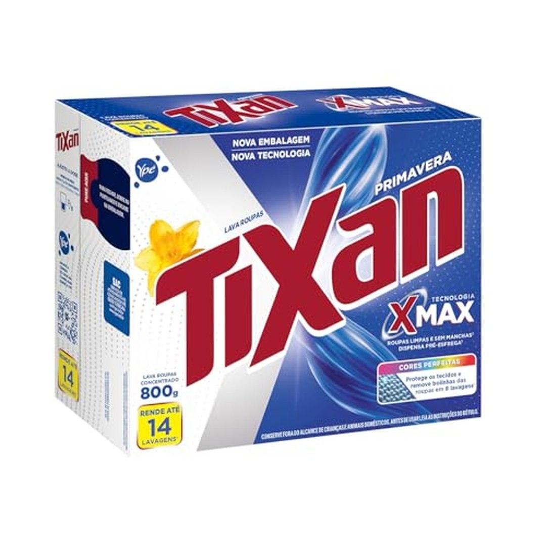 Ypê Lava Roupas em Pó Tixan Primavera 800g