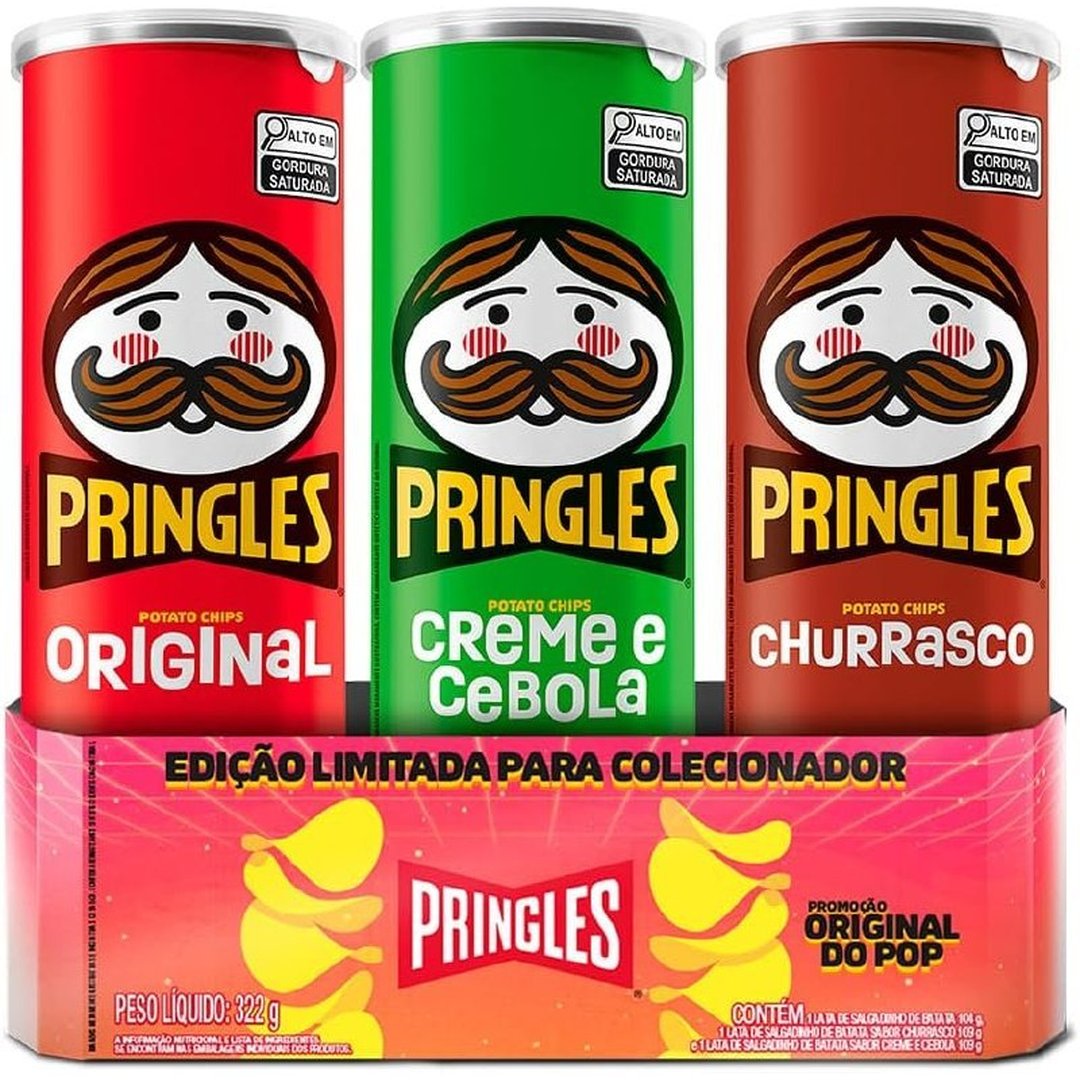 2x Pringles Original do Pop - Pack com 3 sabores