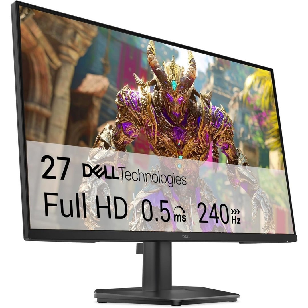 Monitor Dell Gaming 27" Full HD – 240Hz – IPS 0.5ms AMD FreeSync Premium TÜV 3 Estrelas – SE2726HG