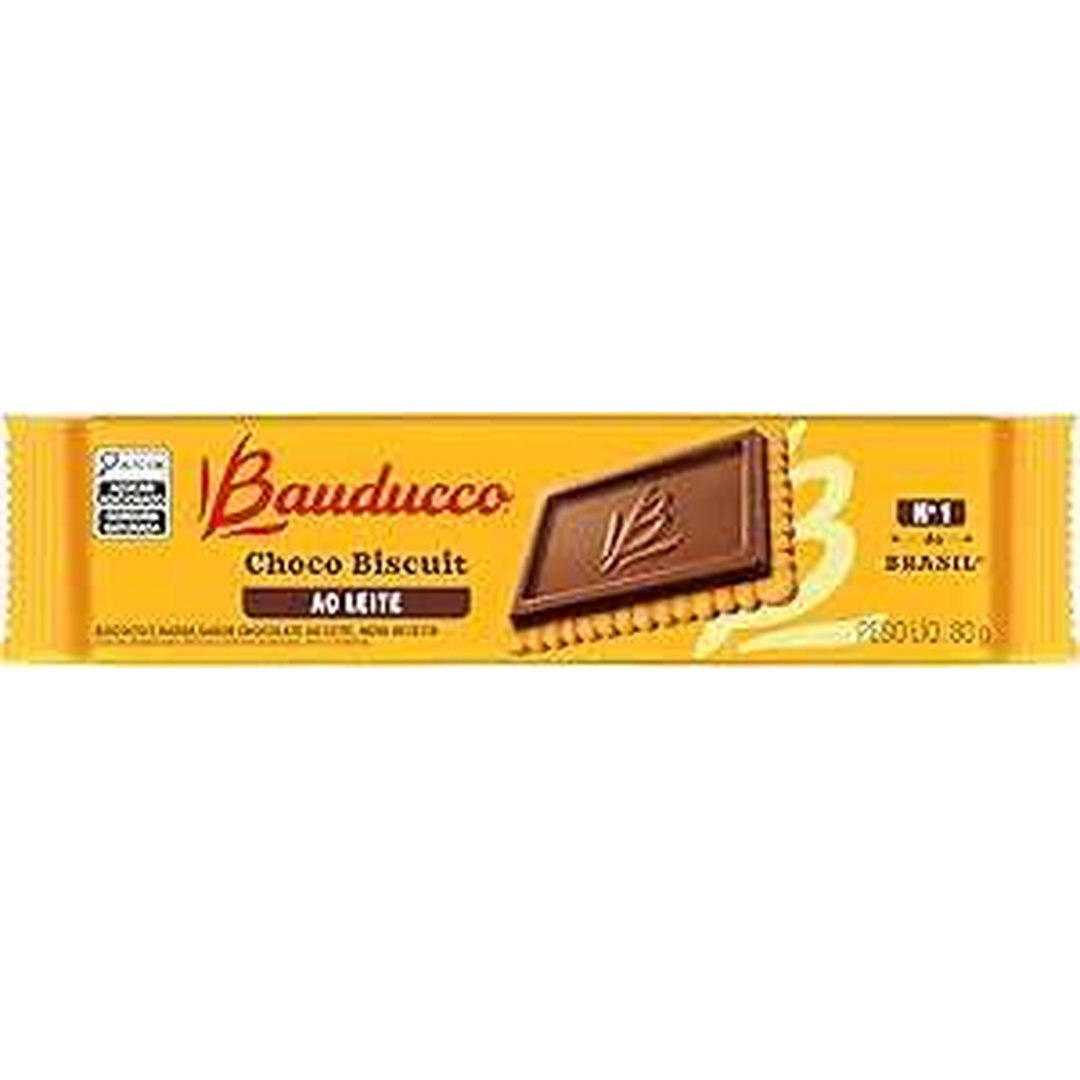 ChocoBiscuit Chocolate ao Leite Bauducco 80g
