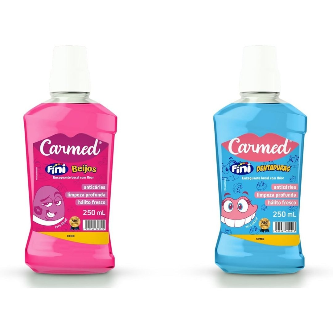 Enxaguante Bucal Carmed Fini Dentadura 250ml