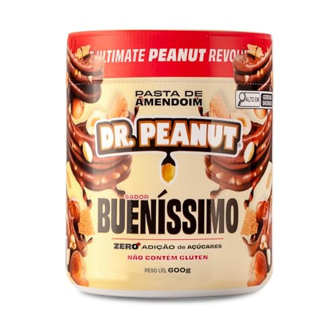 Dr. Peanut Pasta de Amendoim com Whey Protein 600G