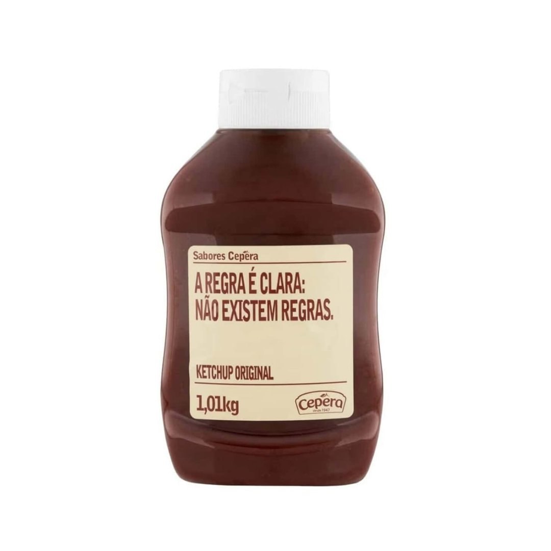 Ketchup Original Sabores Cepêra 1,01KG