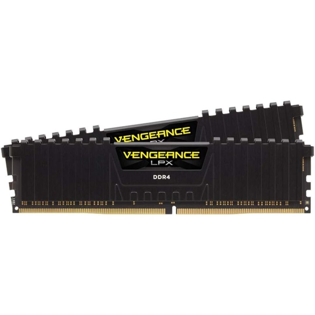 CORSAIR VENGEANCE LPX DDR4 RAM 16GB (2x8GB) 3000MHz CL15-17-17-35 1,35V Intel AMD Desktop Computer Memory - Preto (CMK16GX4M2B3000C15)