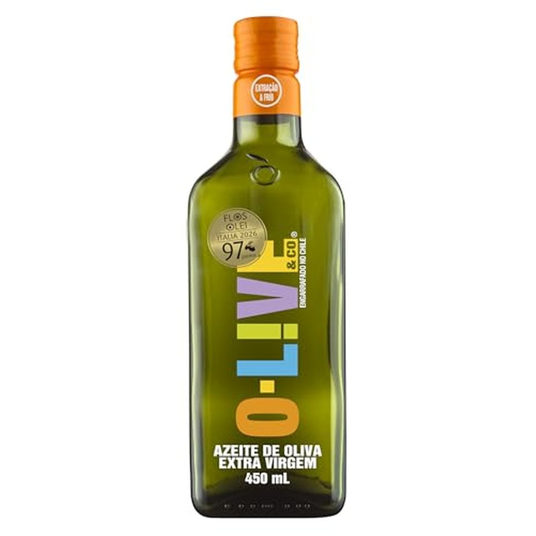 O-LIVE & Co, Azeite de oliva extra virgem, Chileno, vidro, 450ml