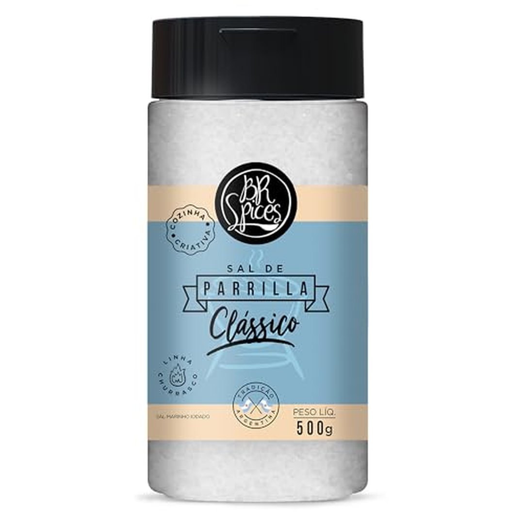 Sal De Parrilla Clássico BR Spices Pote 500G