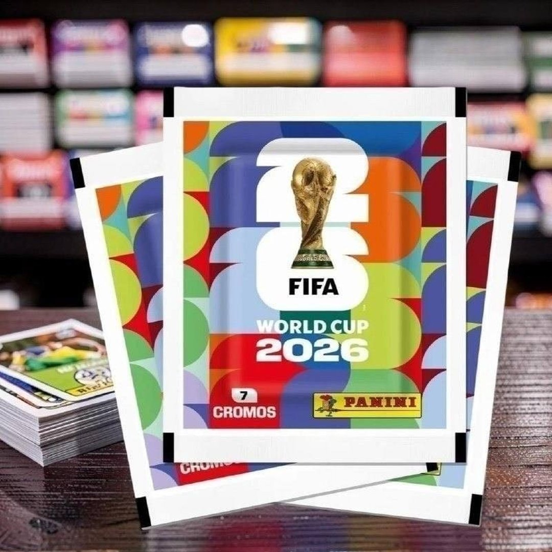Kit C/ 12 Envelopes (84 Figurinhas) Copa Do Mundo Fifa 2026
