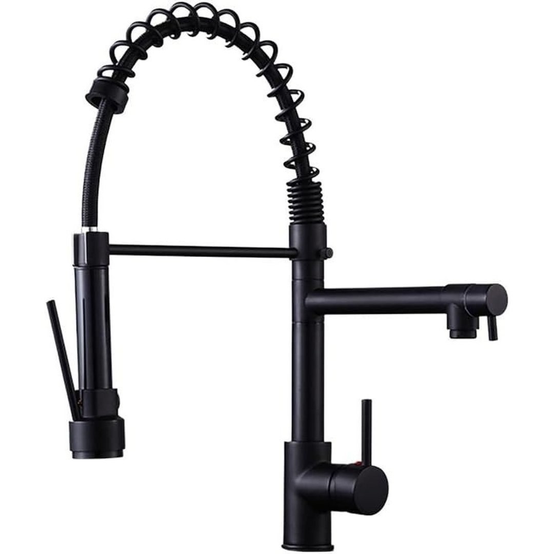 Torneira Gourmet 50cm com Misturador Monocomando Preta