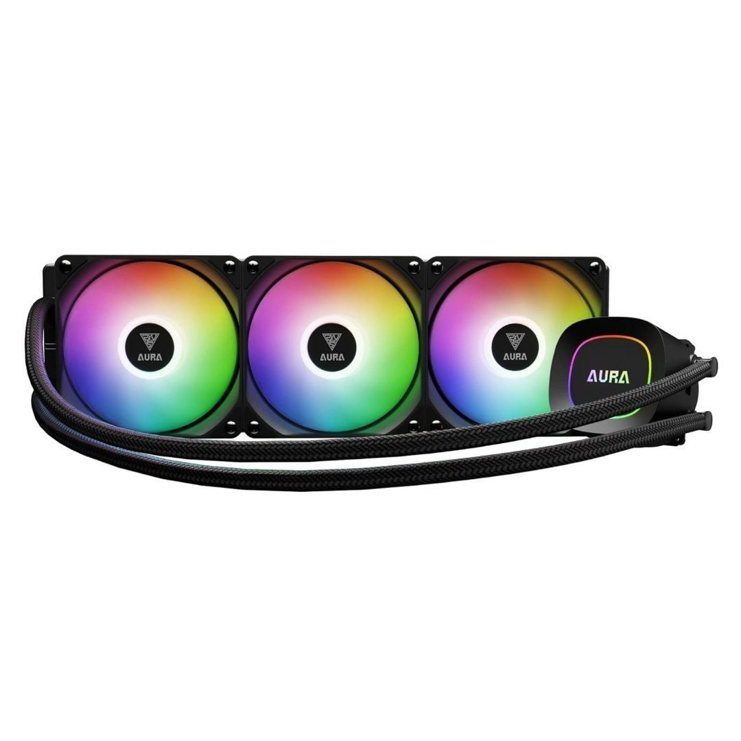 Water Cooler Gamdias Aura GL360 Preto ARGB AMD AM5 Intel LGA 1851