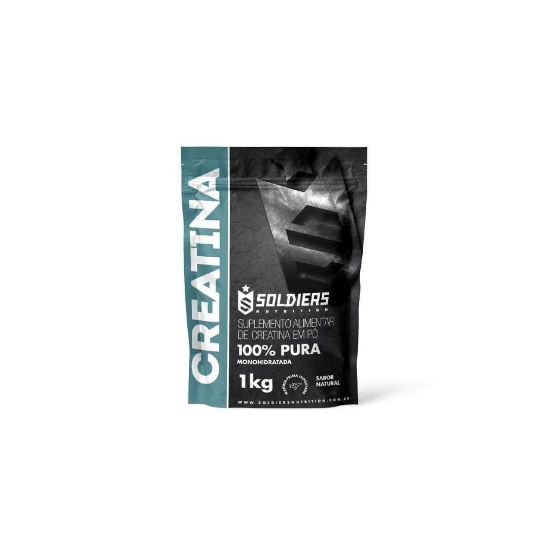 Creatina Monohidratada 1Kg - 100% Pura Importada - Soldiers Nutrition