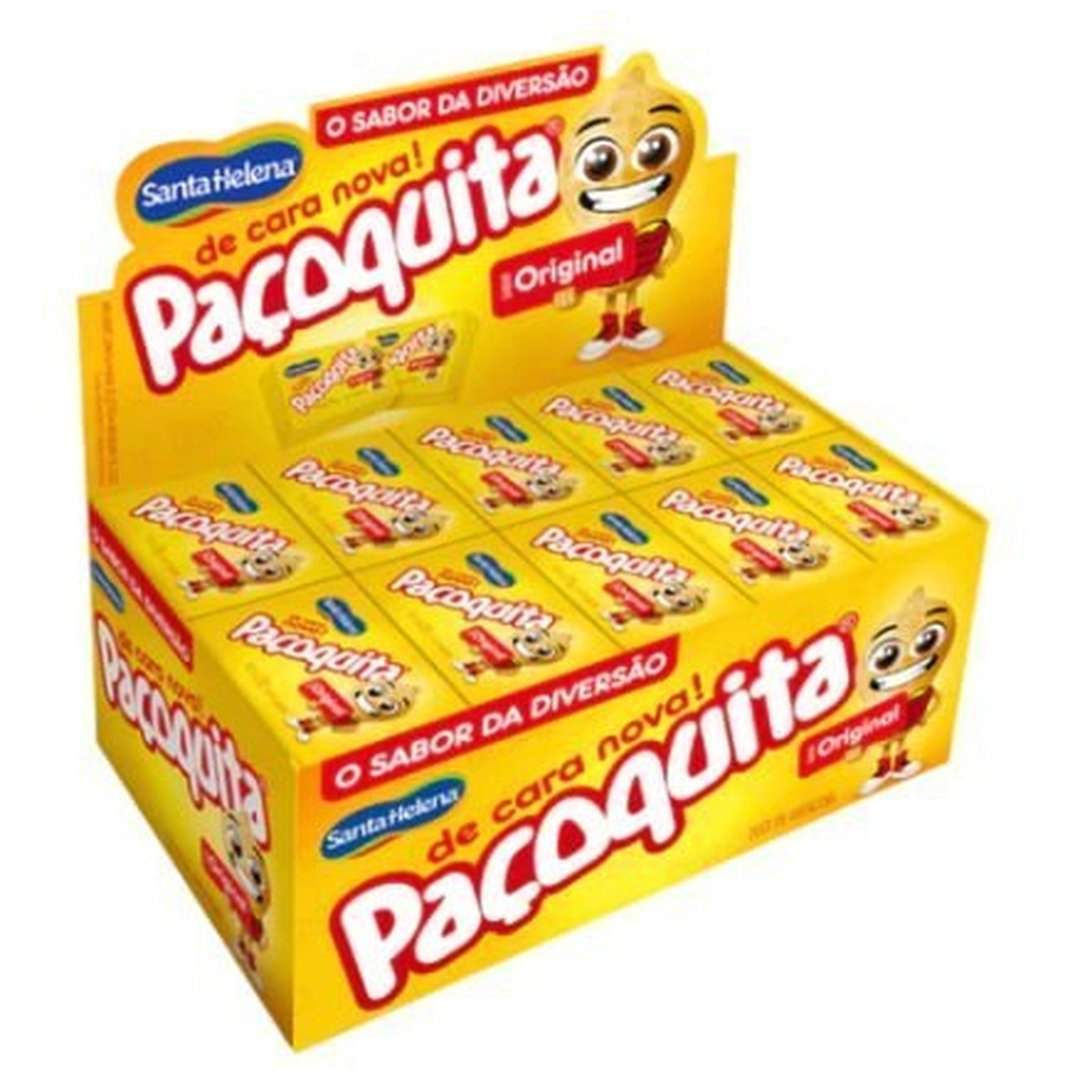 Paçoca Quadrada Paçoquita C/50 Unidades 1kg Festa Junina Santa Helena