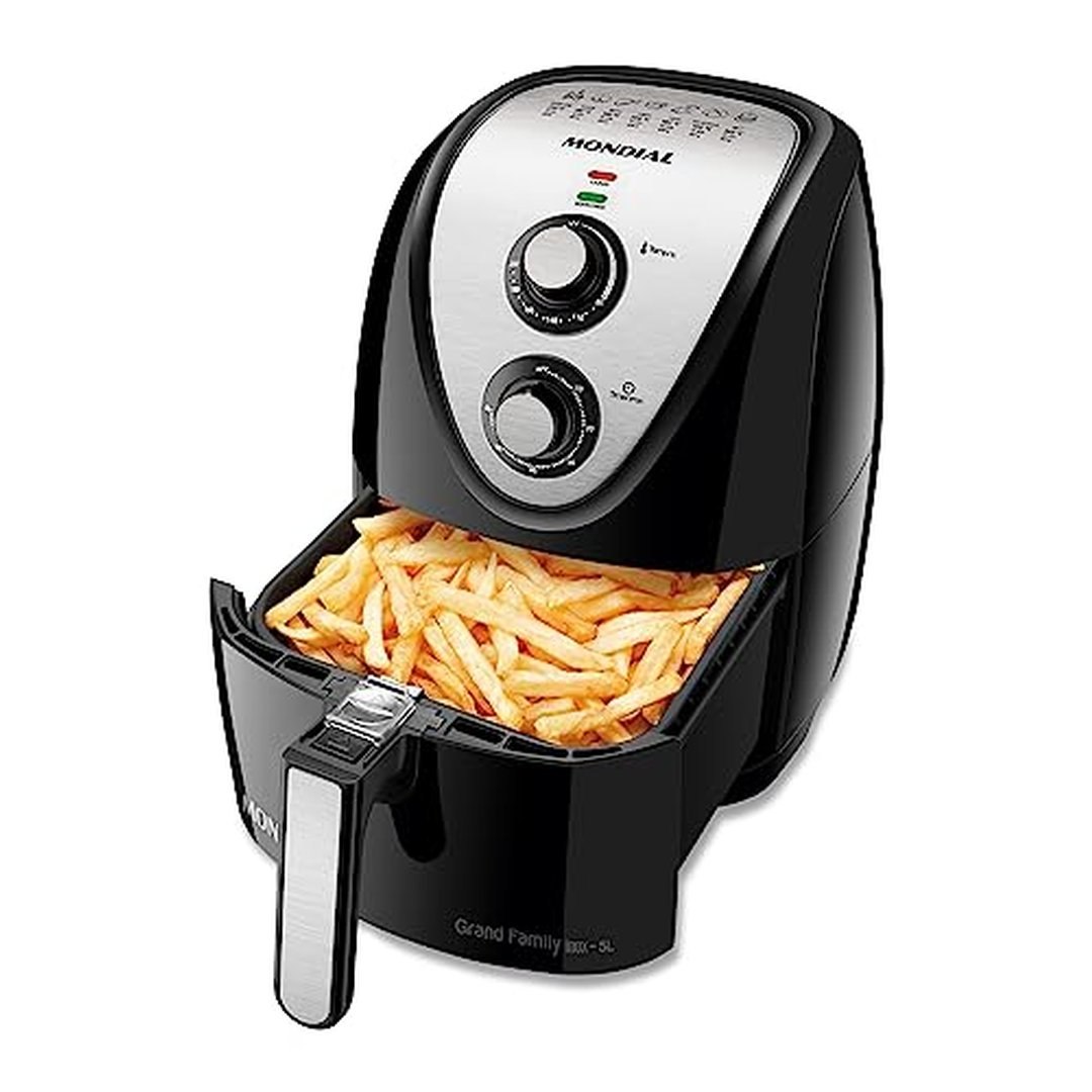 MONDIAL Fritadeira Sem Óleo Grand Family Inox - 5L, 220V