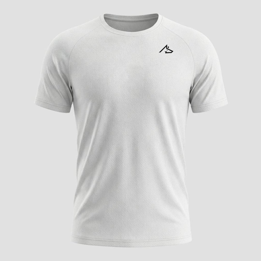 Camiseta Masculina Dry Esportiva Academia Wolf Branco Alpha CO