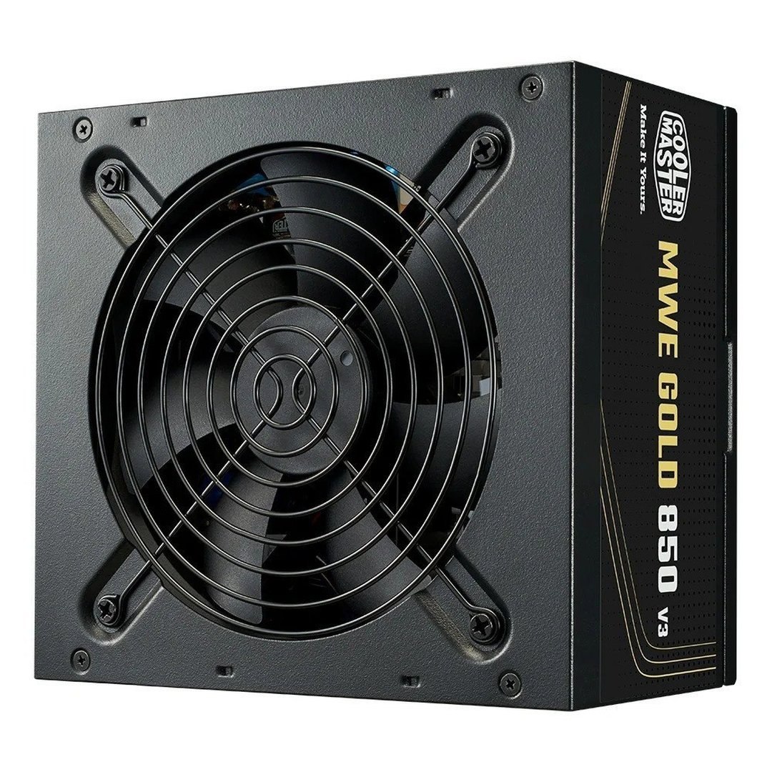 Fonte Cooler Master Mwe Gold 850 V3, 850W, 80 Plus Ouro, ATX 3.1, Pfc ativo, Preto