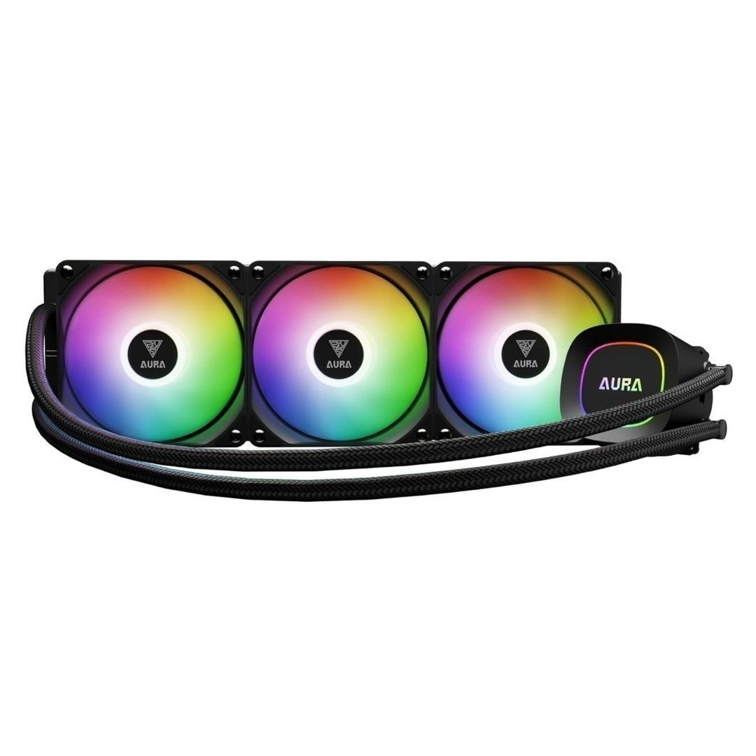 Water Cooler Gamdias Aura GL360 Preto ARGB AMD AM5 Intel LGA 1851