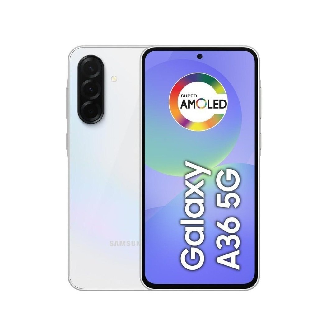 Celular Samsung Galaxy A36 5G 256GB, 8GB RAM, Recursos AI (Branco)