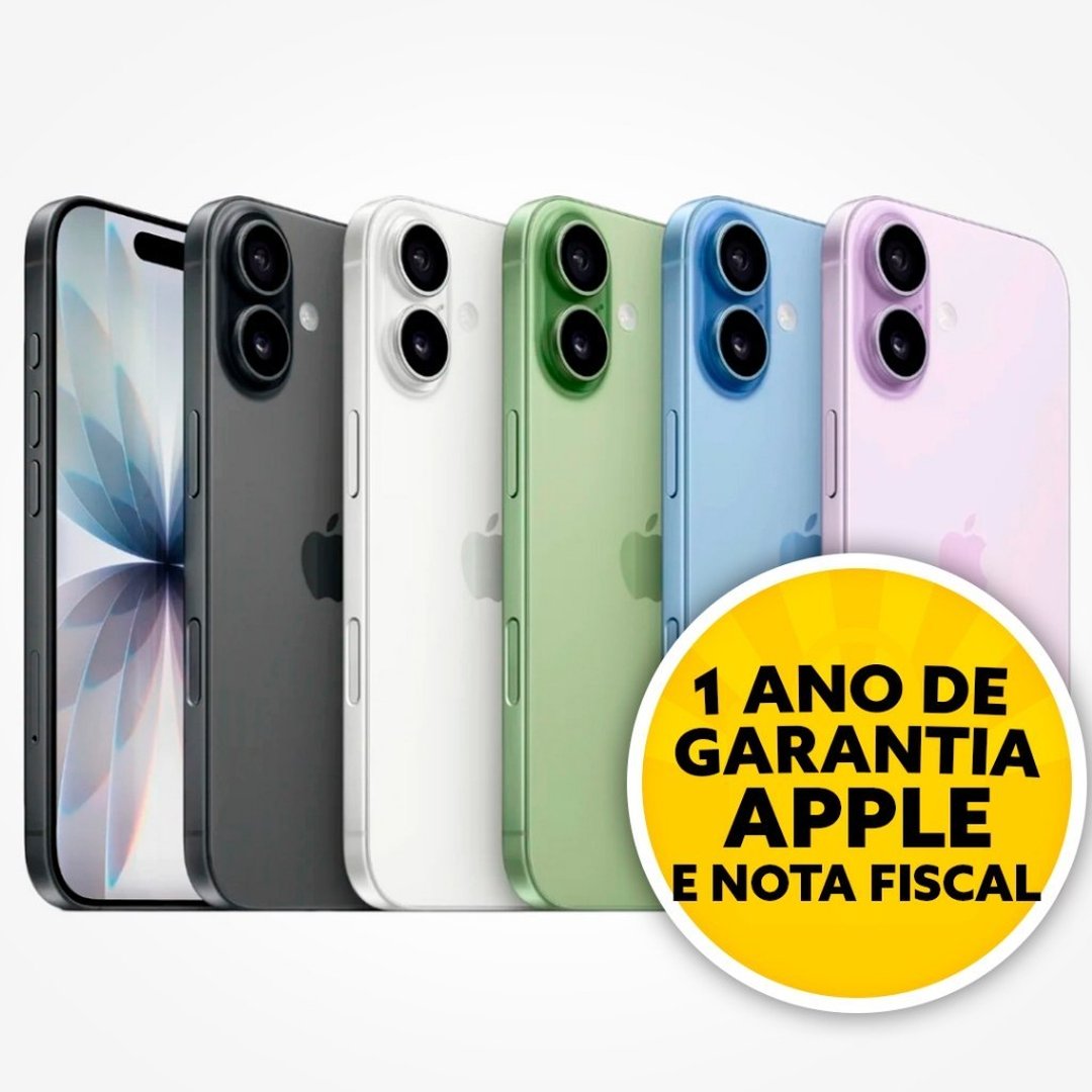 Celular Apple iPhone 17 256GB 5G Tela 6,3" 120Hz 48MP iOS
