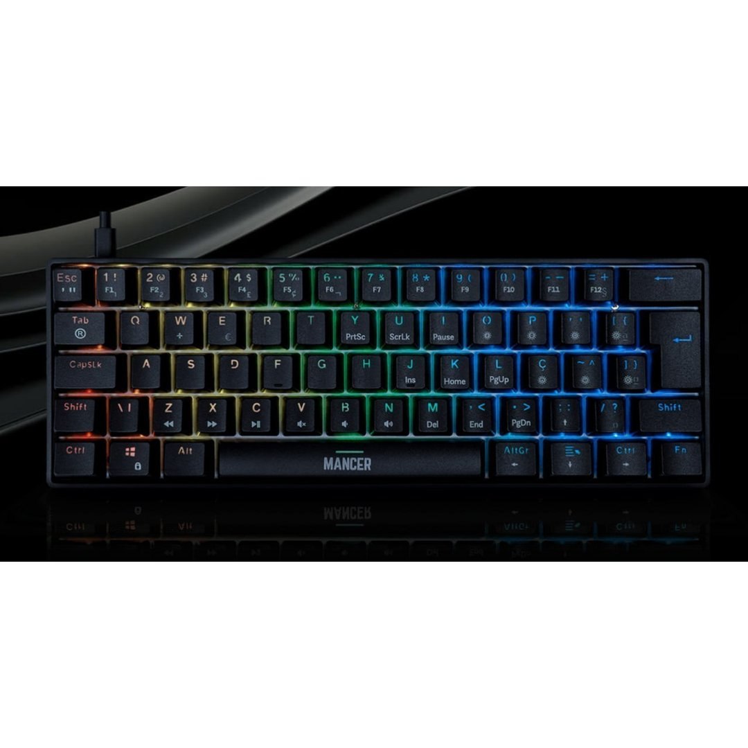 Teclado Magnetico Onyx, RGB, Preto, MCR-ONYP-BL01