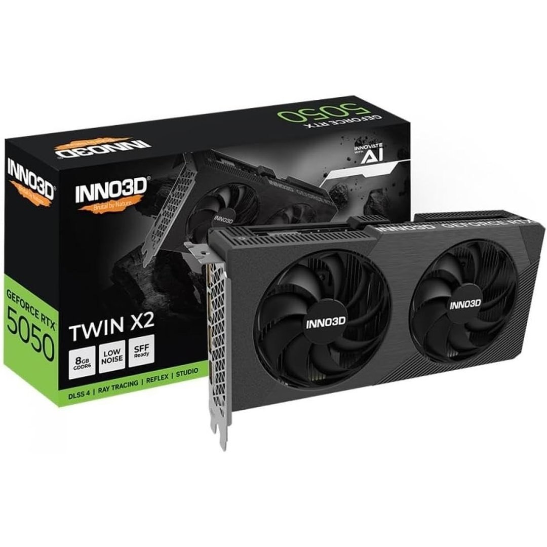 INNO3D Placa gráfica GeForce RTX 5050 Twin X2 8GB GDDR6
