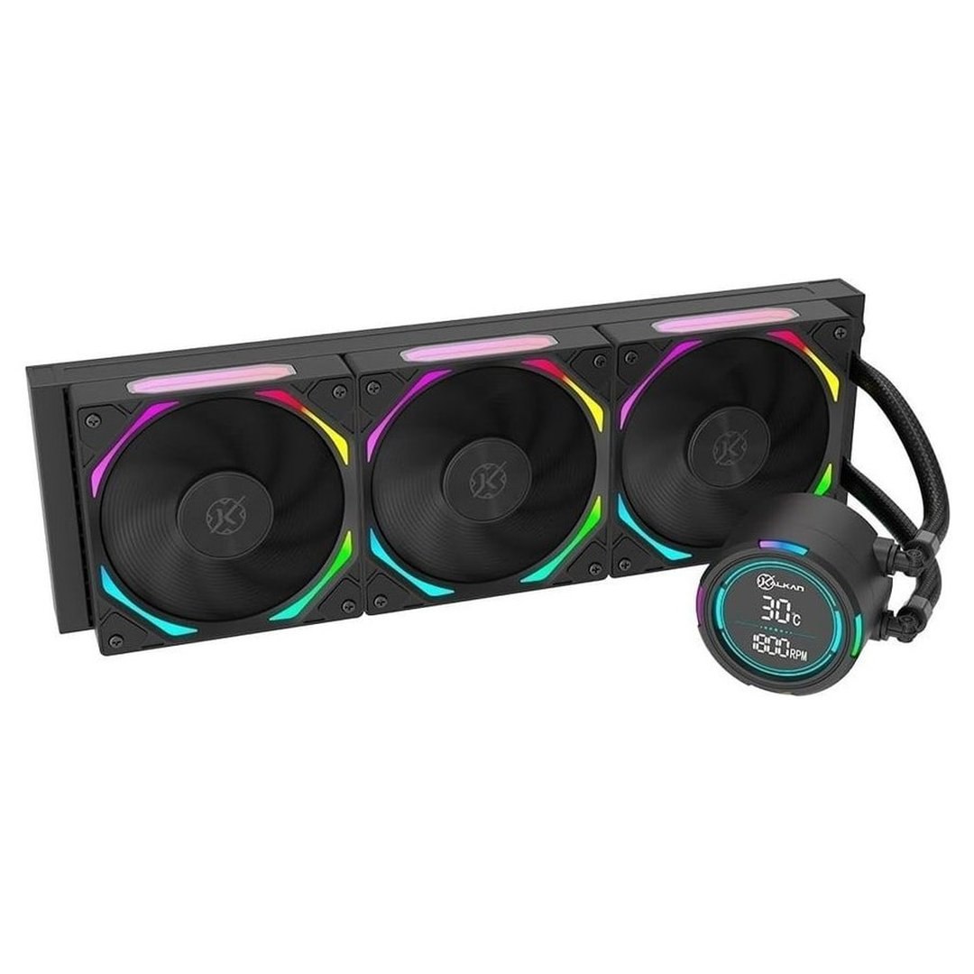 Water Cooler Kalkan Delta V2 360 ARGB Preto com Display LCD Bomba 3200 RPM KLK00067