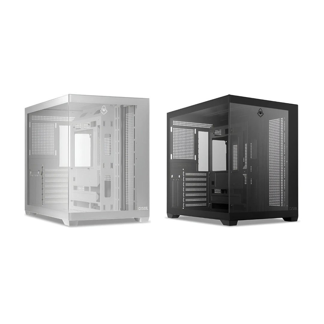 Gabinete Gamer Aquário Mancer Cv500l, Mid Tower