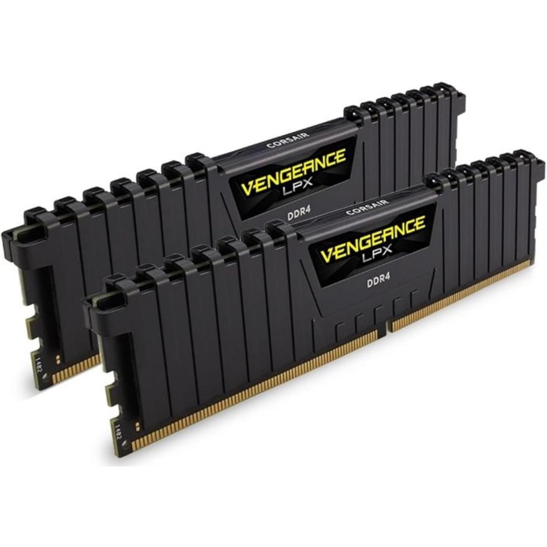 Kit de memória Corsair Vengeance LPX C16 PC4-21300, DDR4, 16GB (2 x 8GB), 2666 MHz