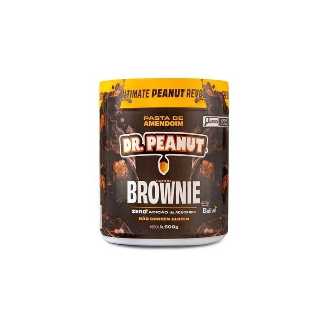 Pasta De Amendoim Com Whey Protein 600g Dr Peanut