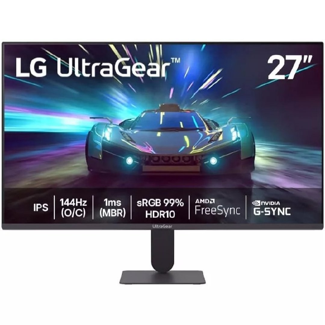 Monitor LG UltraGear 27G411A-B 27",FHD, 144Hz, 1ms (MBR), NVIDIA G-SYNC, AMD FreeSync, HDR10