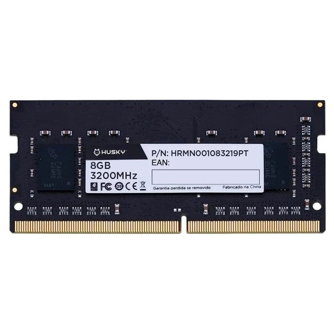 Memória RAM para Notebook Husky, 8GB, 3200MHz, DDR4, CL19 - HRMN001083219PT