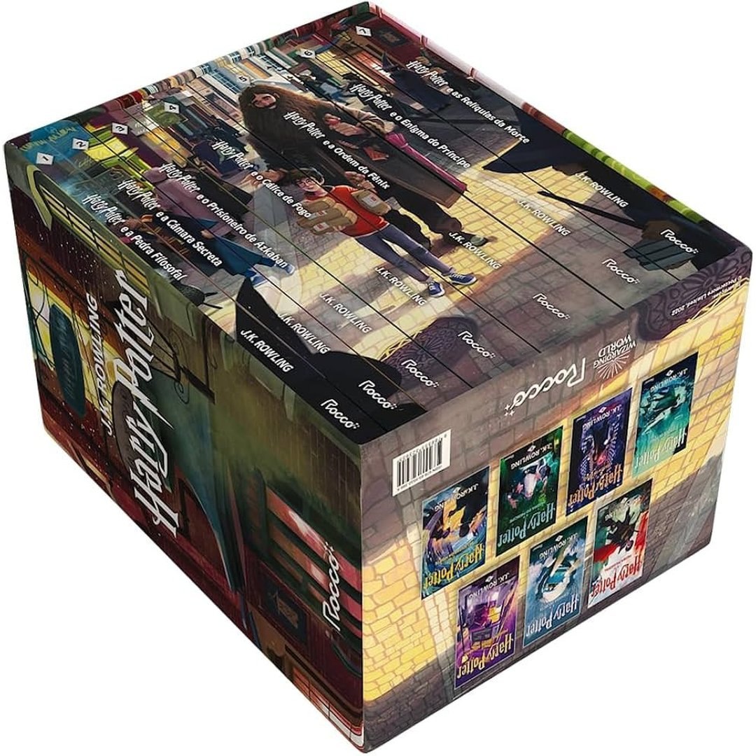 LIVRO : Box Harry Potter - Edição Pottermore: 7 livros com adesivos