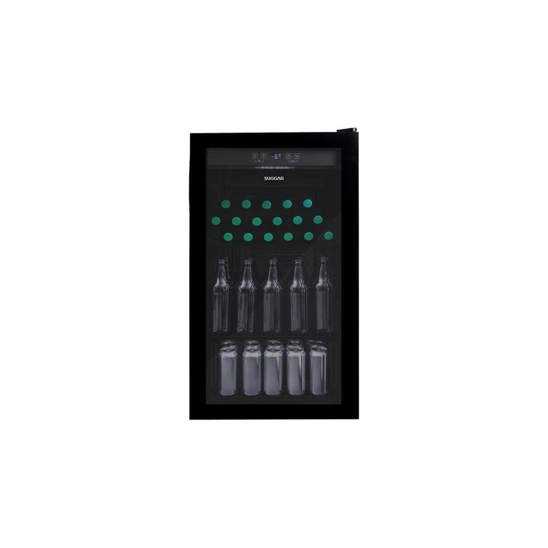 Cervejeira Suggar 98L 220v Preto Porta de Vidro