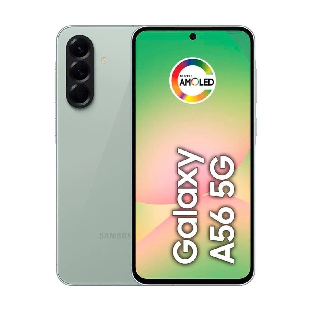 Smartphone Samsung Galaxy A56 Tela Super AMOLED 6.7 Polegadas 128GB 5G Câmera Tripla até 50MP Samsung