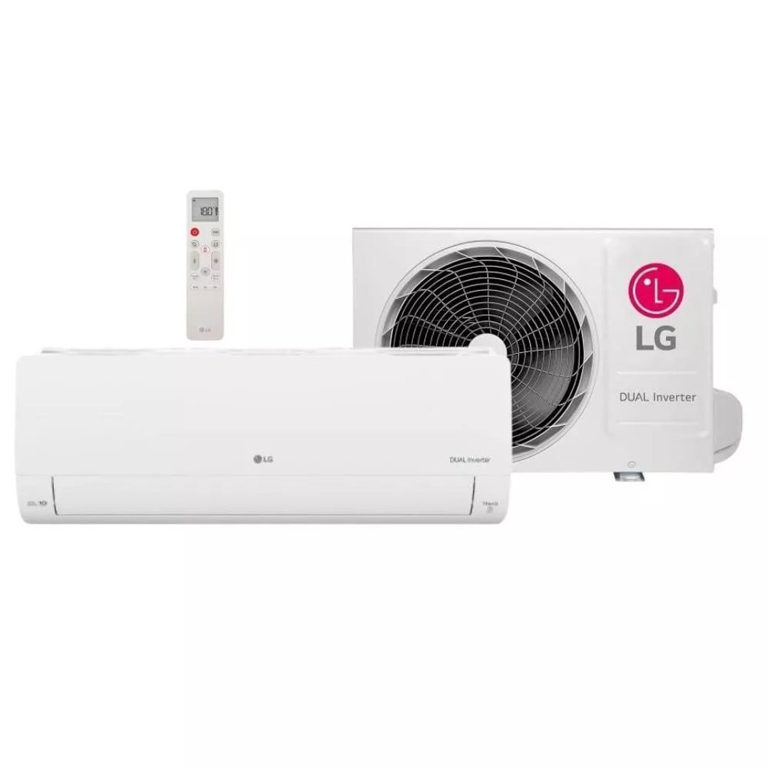 Ar Condicionado Split LG DUAL Inverter AI Voice 12000 BTUs Frio 220V S3-Q12JA31L
