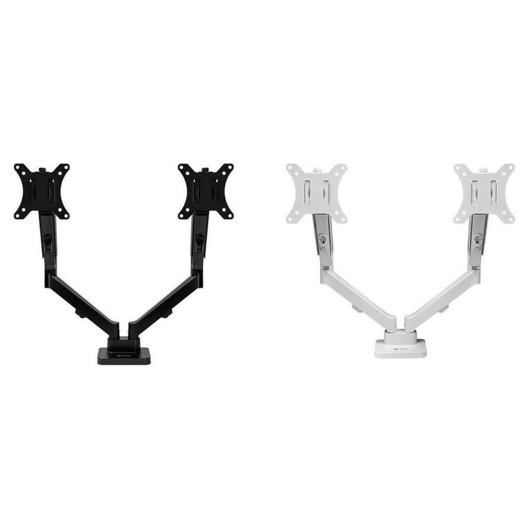 Suporte Articulado Pistão A Gás P/ 2 Monitores Zinnia Nimbo 210, 13” A 32”