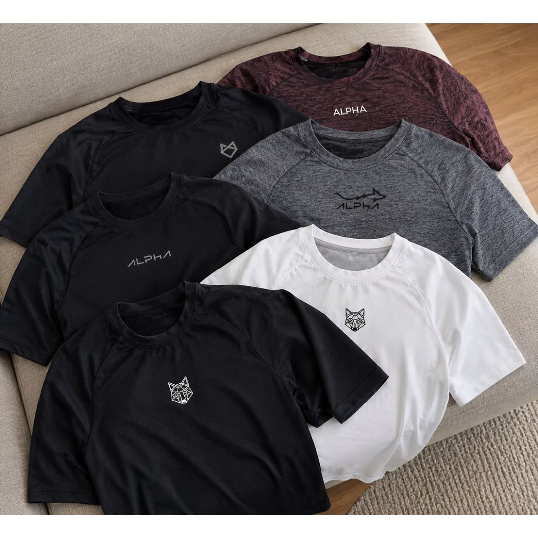 Kit 6 Camisetas Mais Procuradas Alpha Co