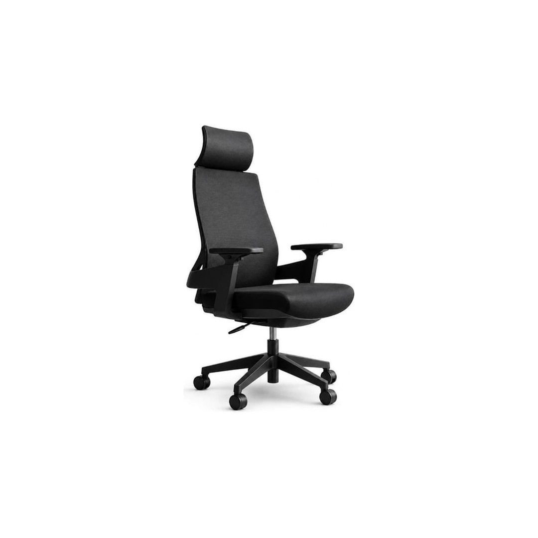 Cadeira de Escritório Presidente Ergonômica Giratória Modelo Toledo Cor Preta Certificada NR17