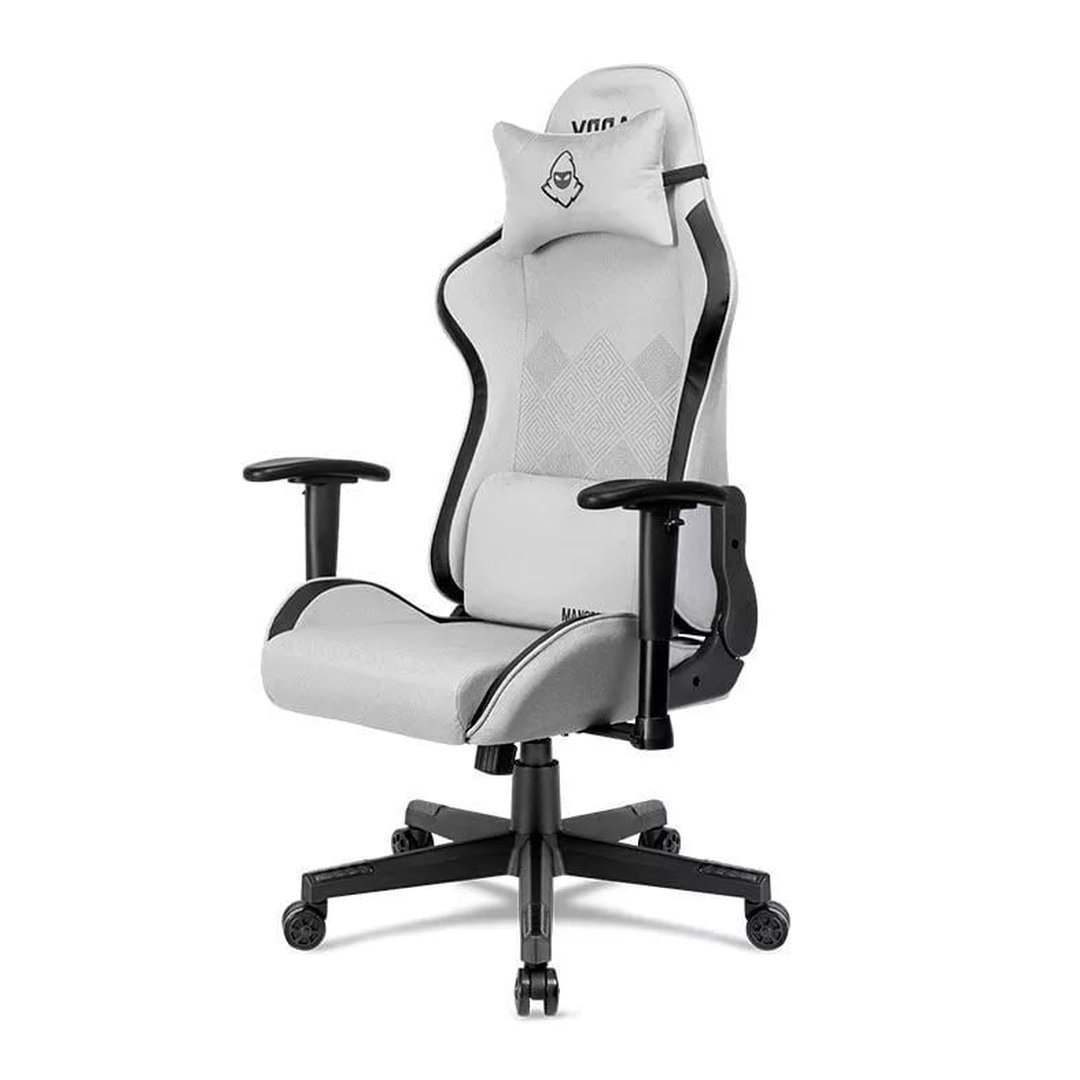 Cadeira Gamer Mancer Harpy Sl, Branco e Preto, MCR-HRPSL-WTBK
