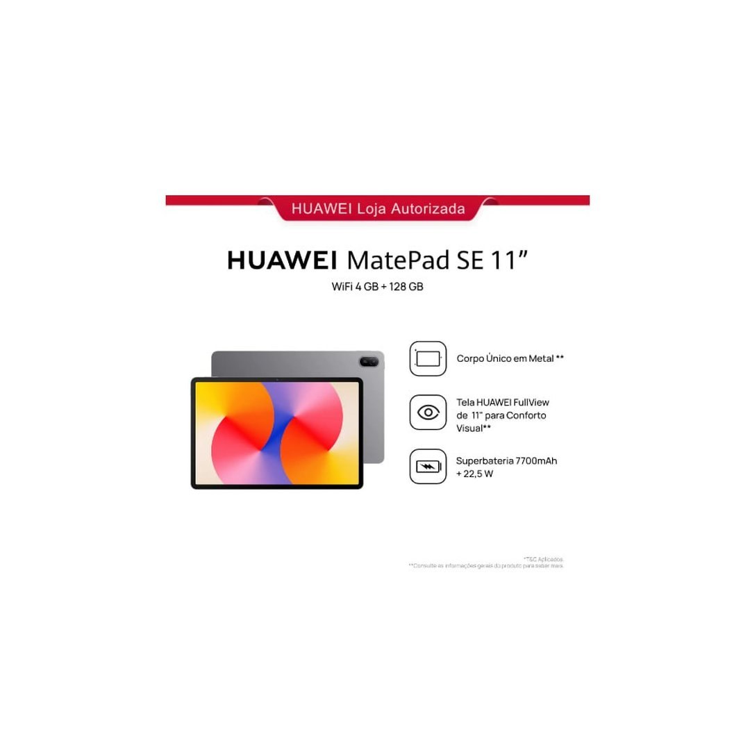 ablet Huawei MatePad Se 11 6+128GB 7700 mAh