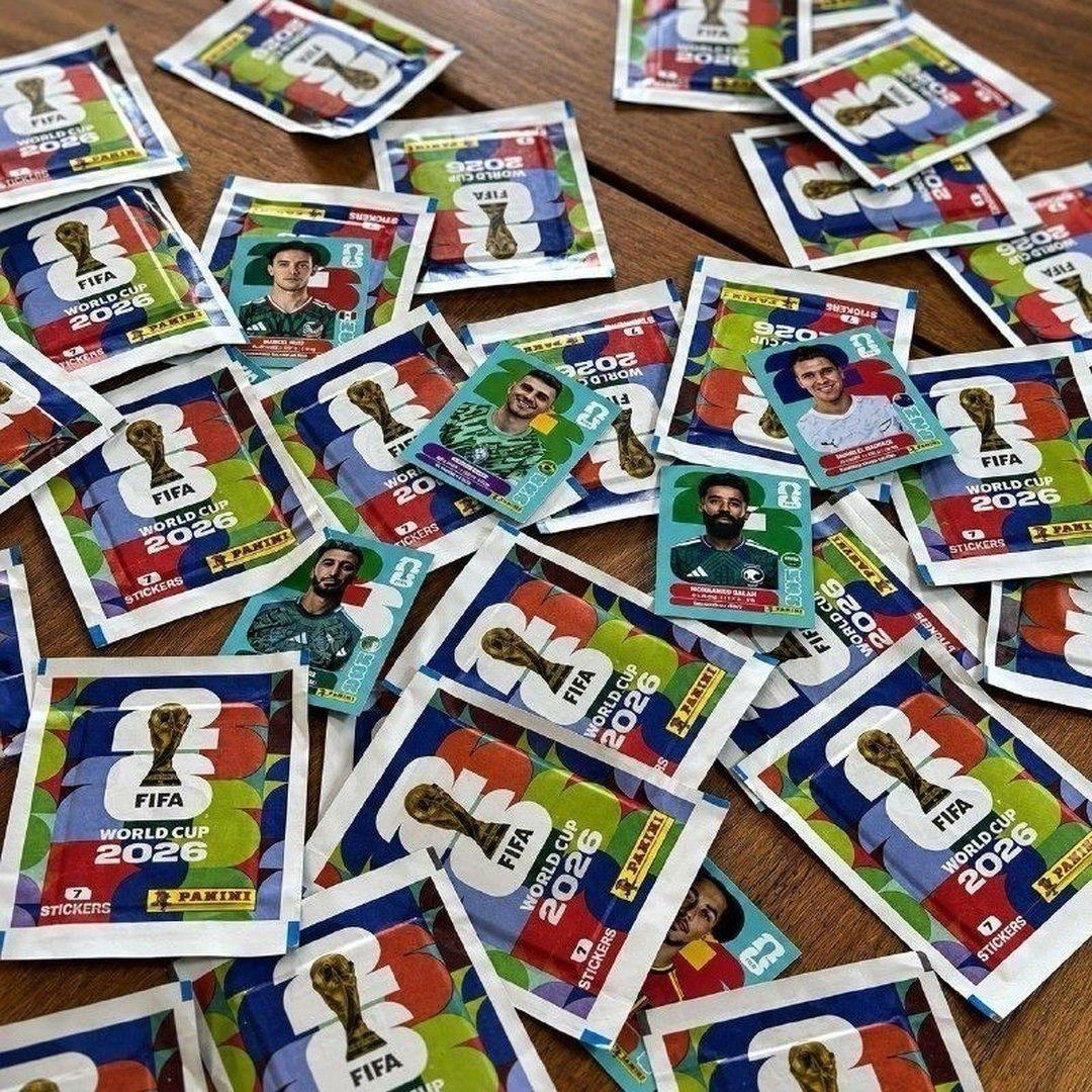 Kit 100 Envelopes de Figurinhas Panini Copa do Mundo 2026 Fifa World Cup (700 Figurinhas)