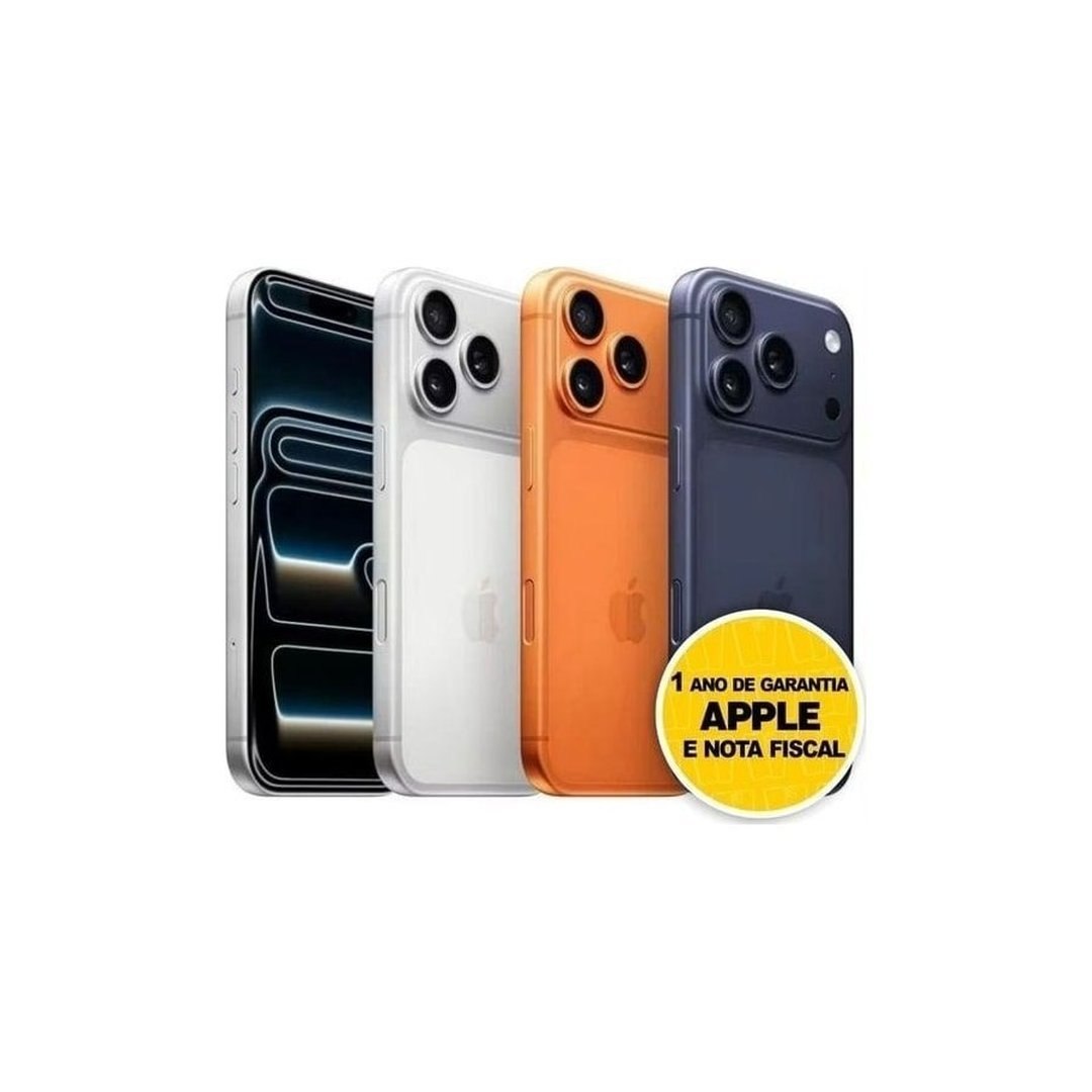 Celular iPhone 17 Pro 256GB 5G Lacrado Original 1 Ano de Garantia Apple com NF