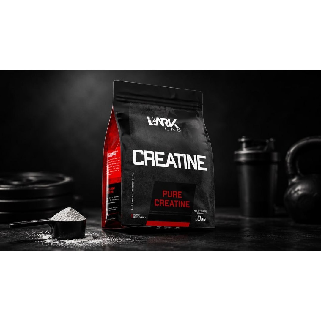Creatina Monohidratada Pura Refil 1Kg Dark Lab Creatine, Creatina 100% Pura