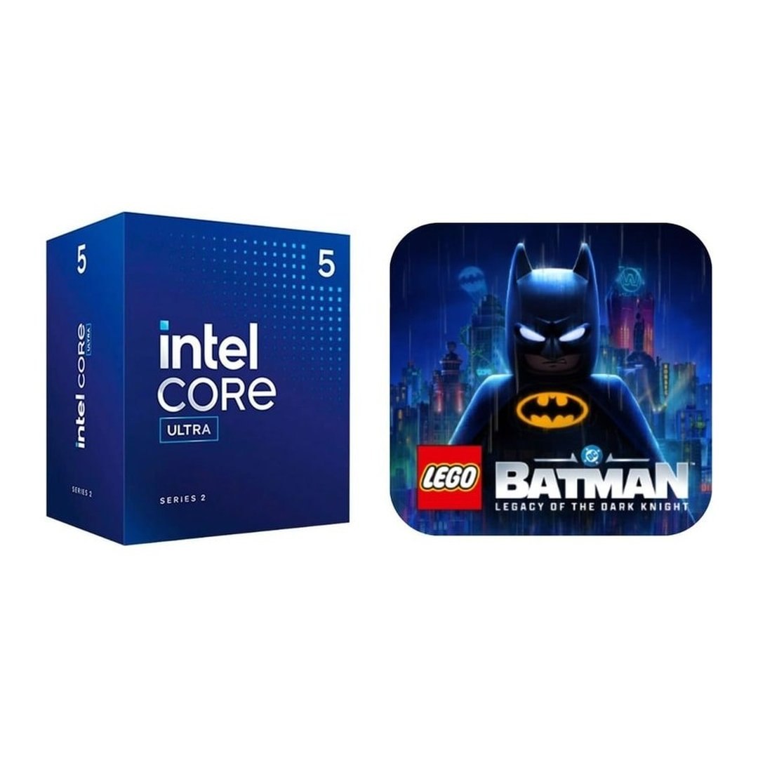 Processador Intel Core Ultra 5 225F + Jogo LEGO Batman Legacy of the Dark Knight