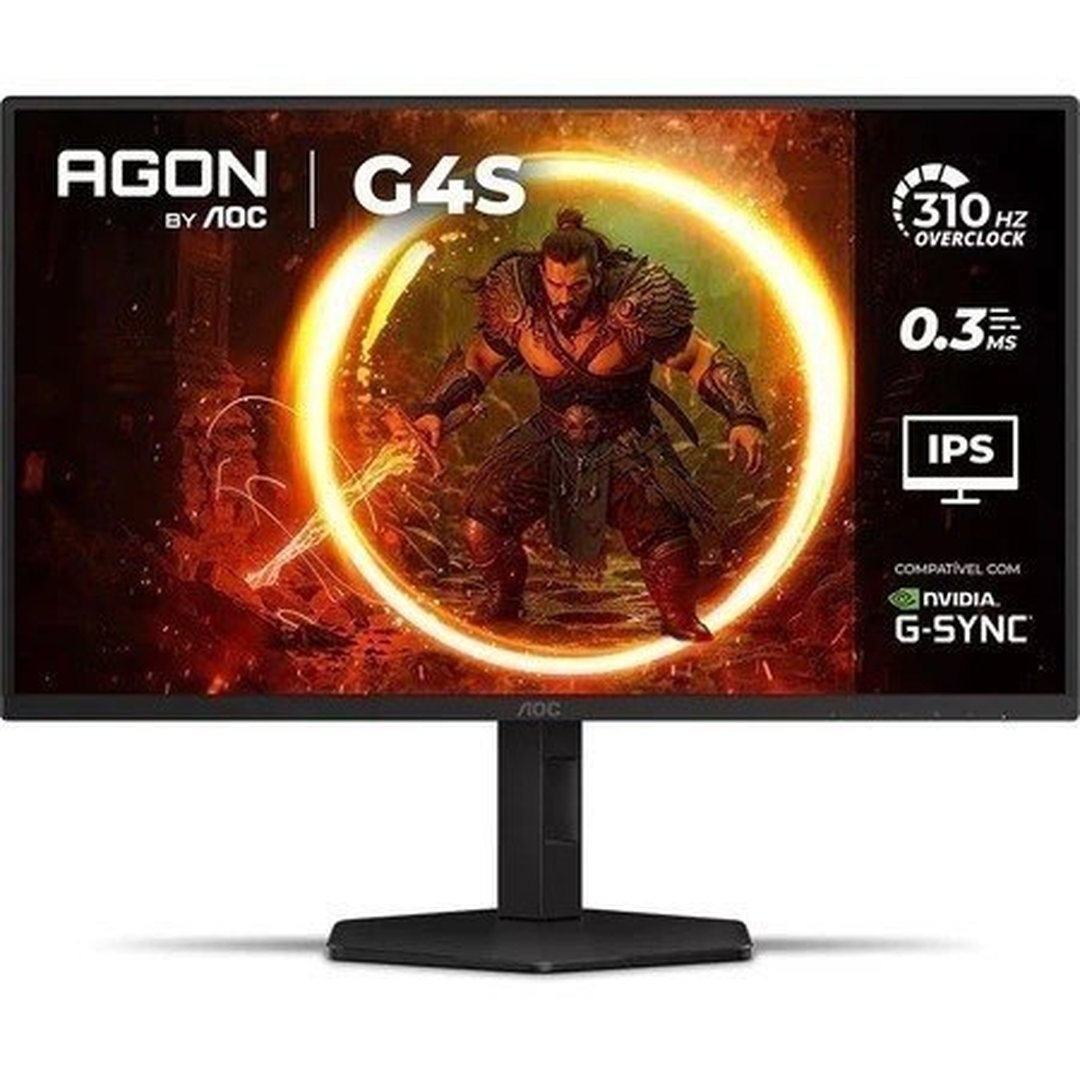 Monitor Gamer AOC AGON G4S 24,5 310Hz 0.3ms HDR10 IPS Base Ajustável 25G4S/P