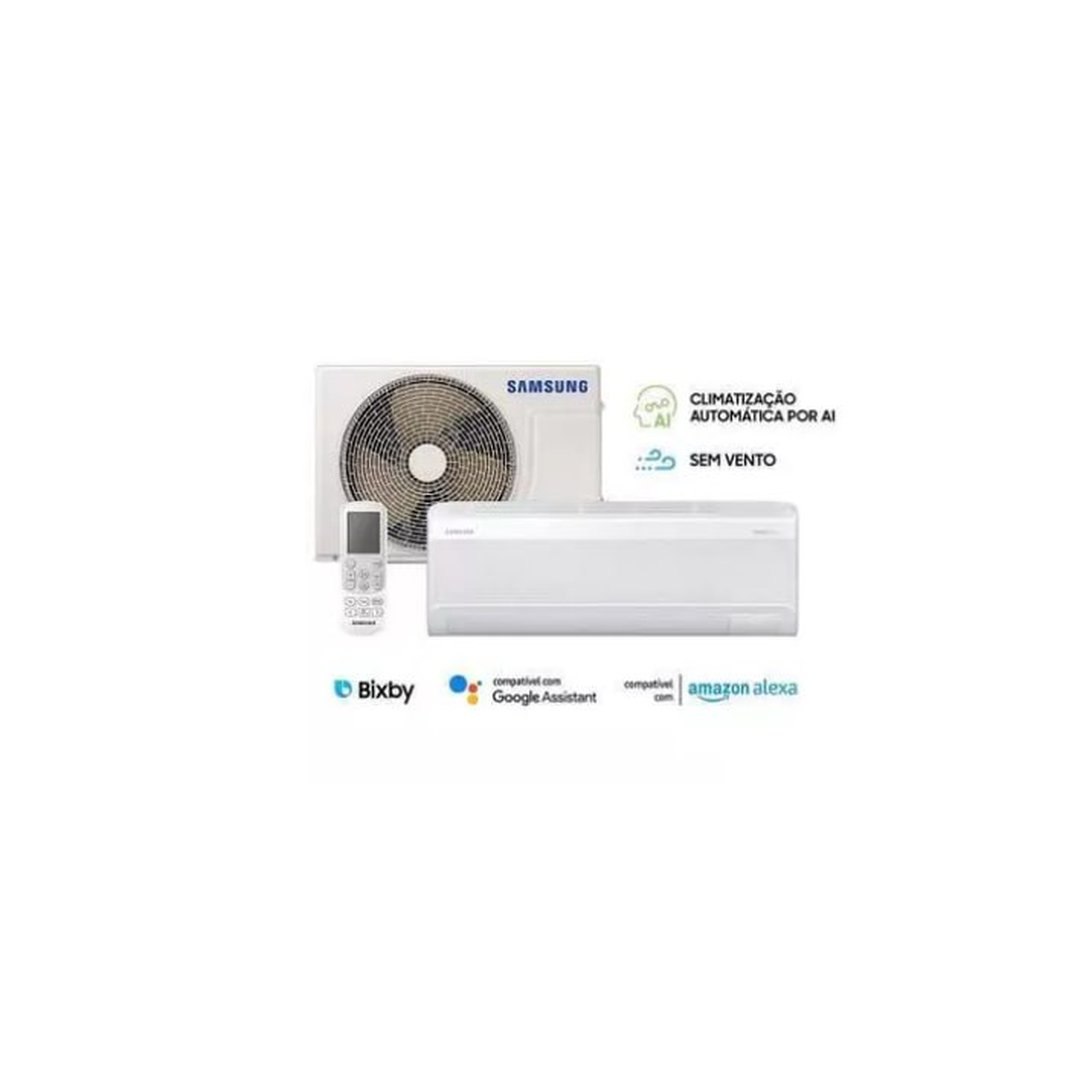 Ar Condicionado Samsung Split Hi Wall Inverter Windfree Ai 12.000 Btu Frio