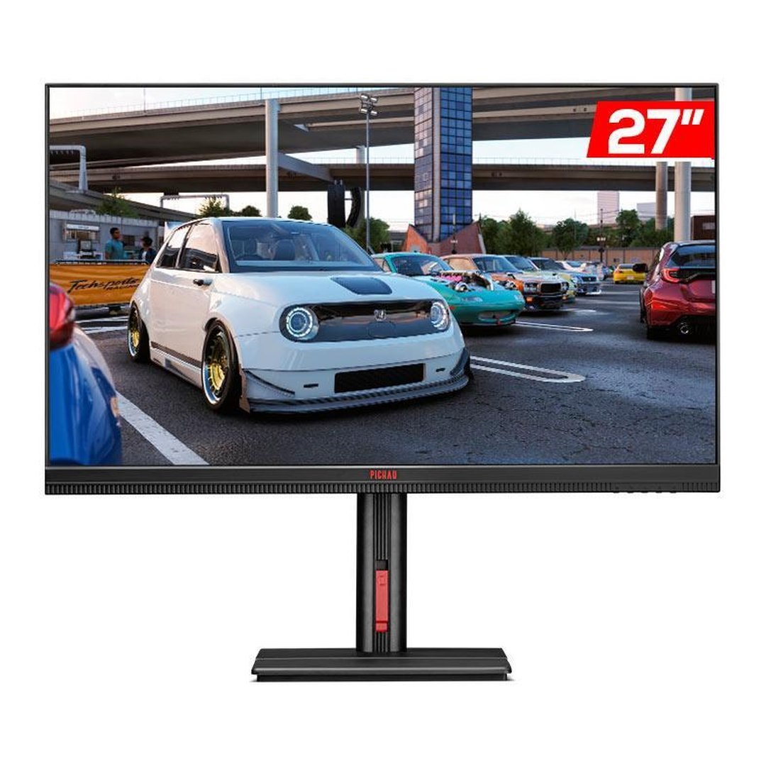 Monitor Gamer Pichau Quantum, MiniLED, 27 Pol, IPS, QHD, 1ms, 180Hz, HDMI/DP, Pg-QUTM01-BL01
