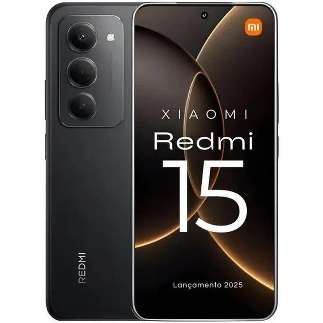 Smartphone Xiaomi Redmi 15 8/256GB SnapDragon 685 Qualcomm 7000mAh Tela 144Hz