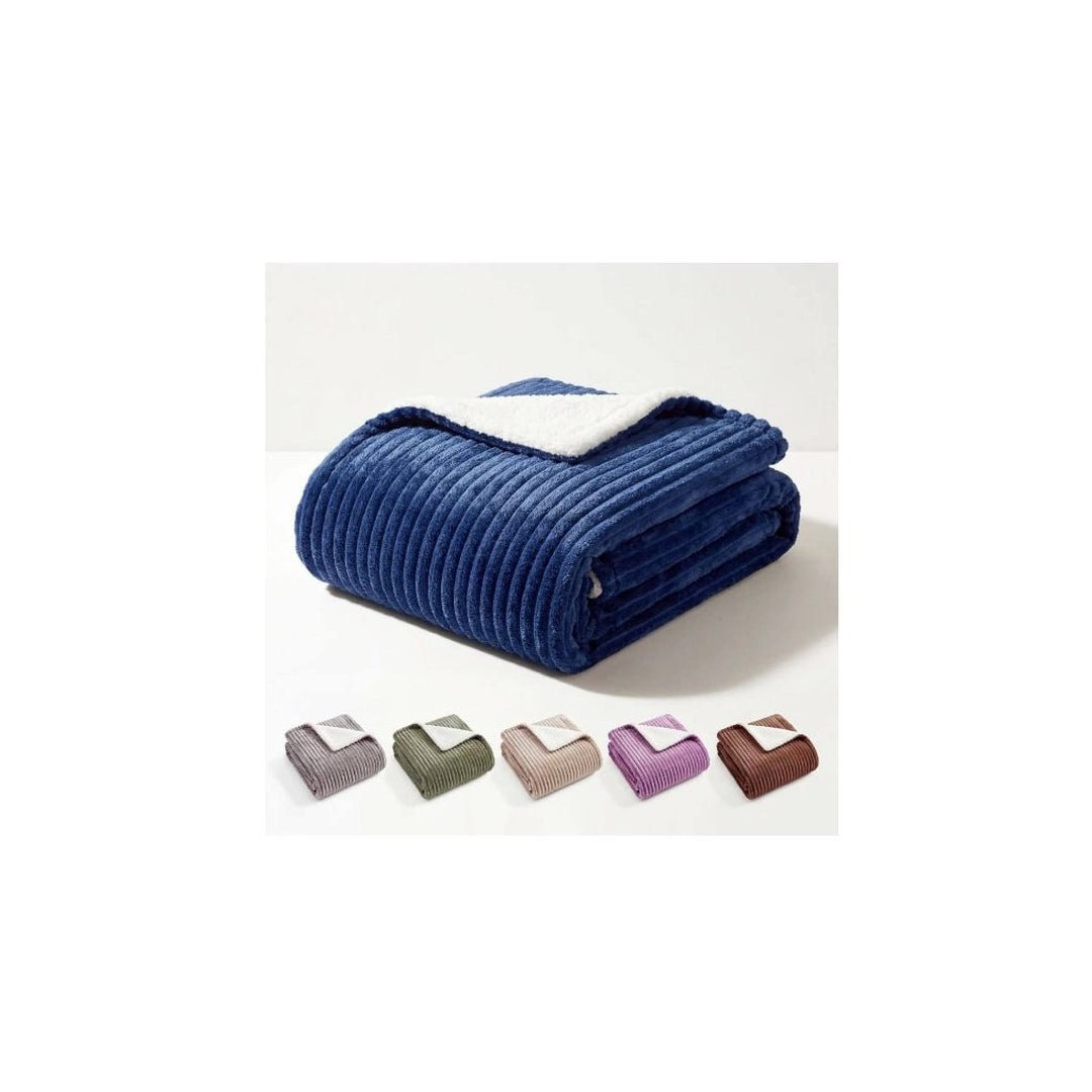 Cobertor Sherpa Casal 2,20x1,80 Grossa Manta Quentinha Coberta Queen